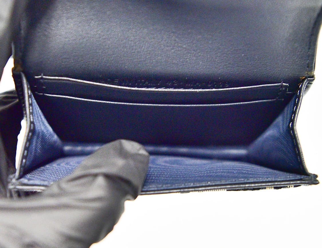 Dior Oblique Saddle Flap Card Holder