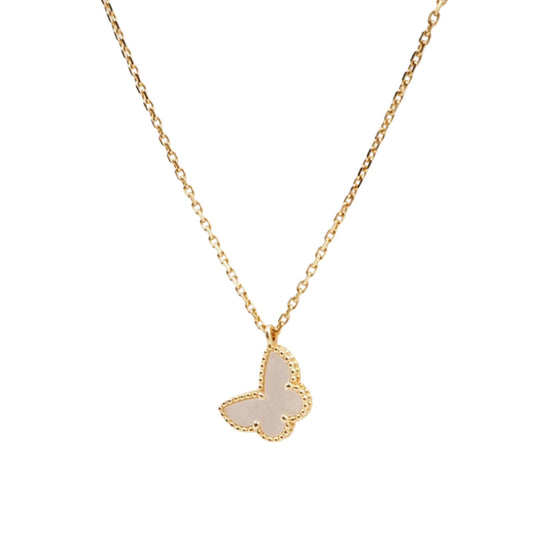 Van Cleef & Arpels ARF69300 Yellow Gold Butterfly Sweet Necklace