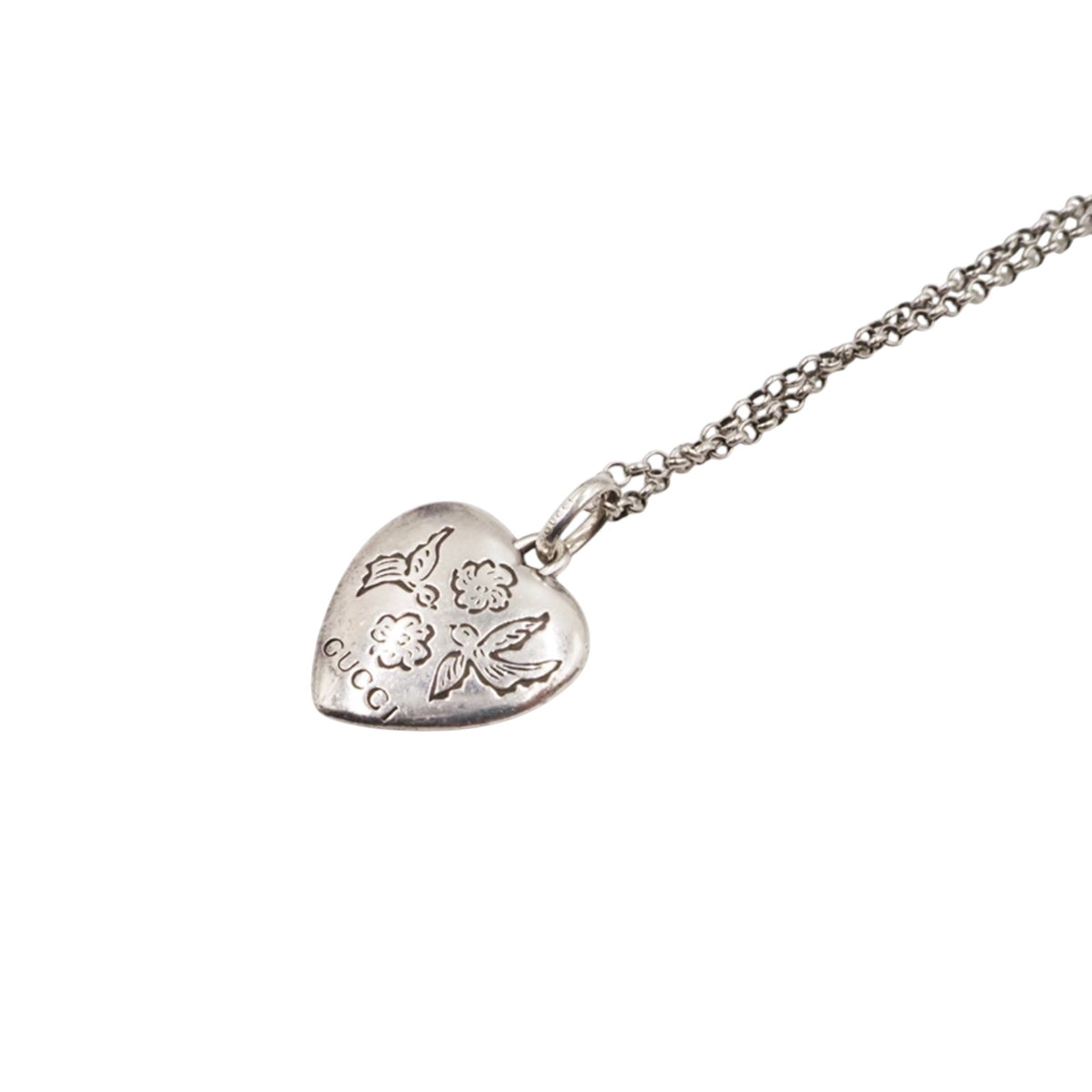 Gucci 455542 Silver Necklace