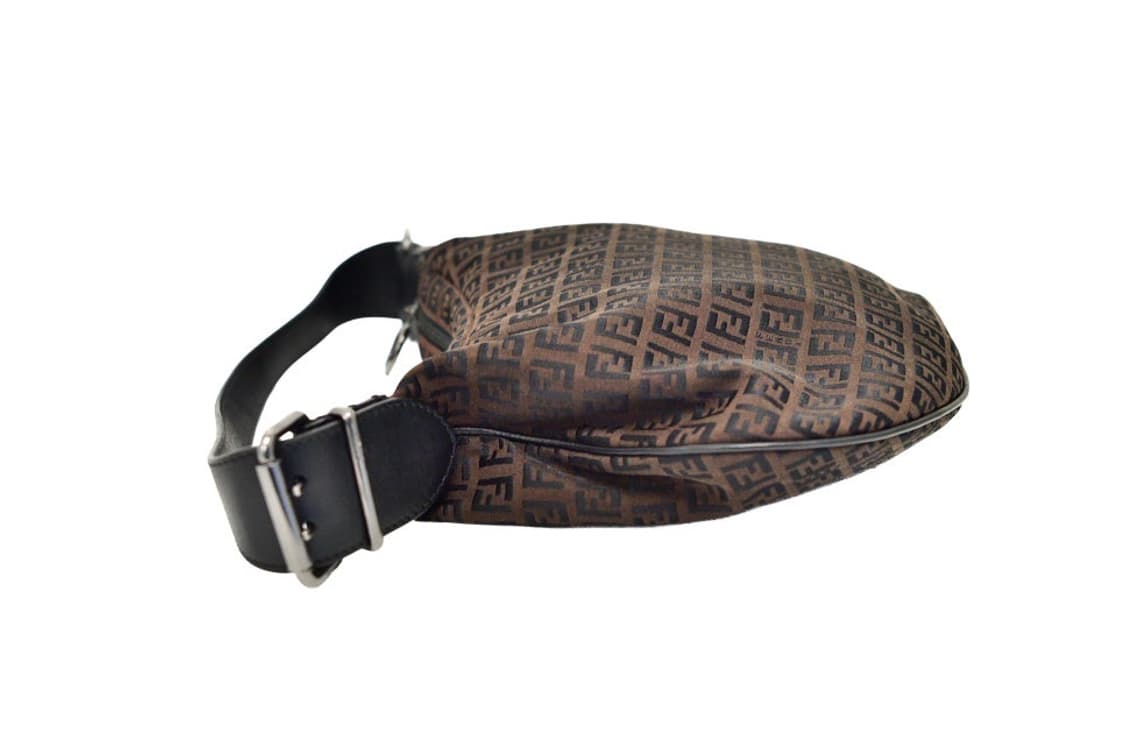 Fendi Zucca Oyster Shoulder Bag
