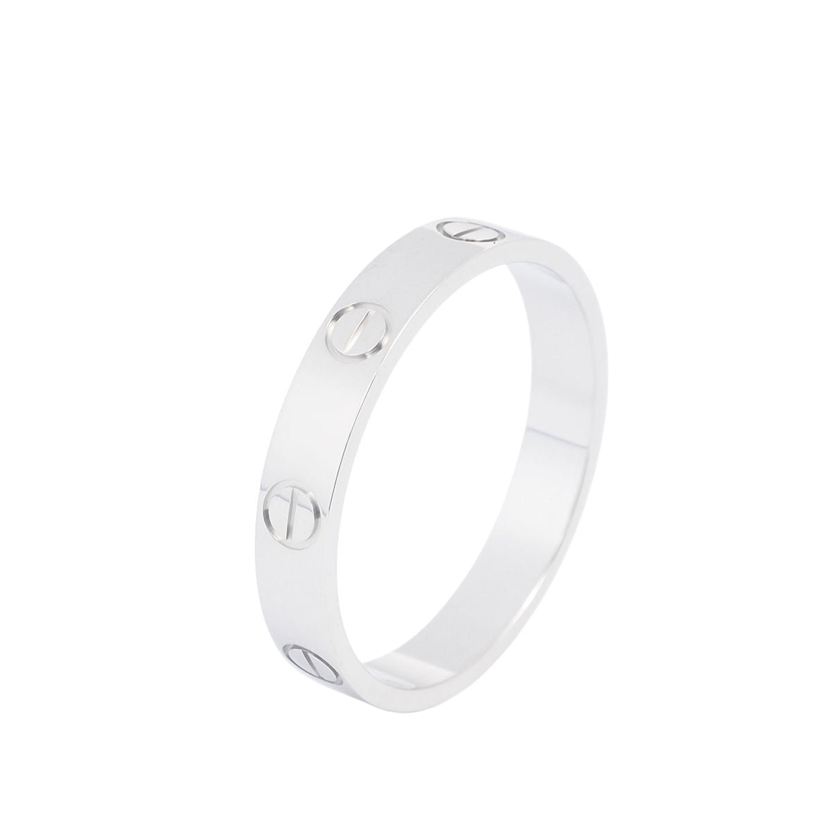 Cartier B4085100 White Gold Small Love Ring