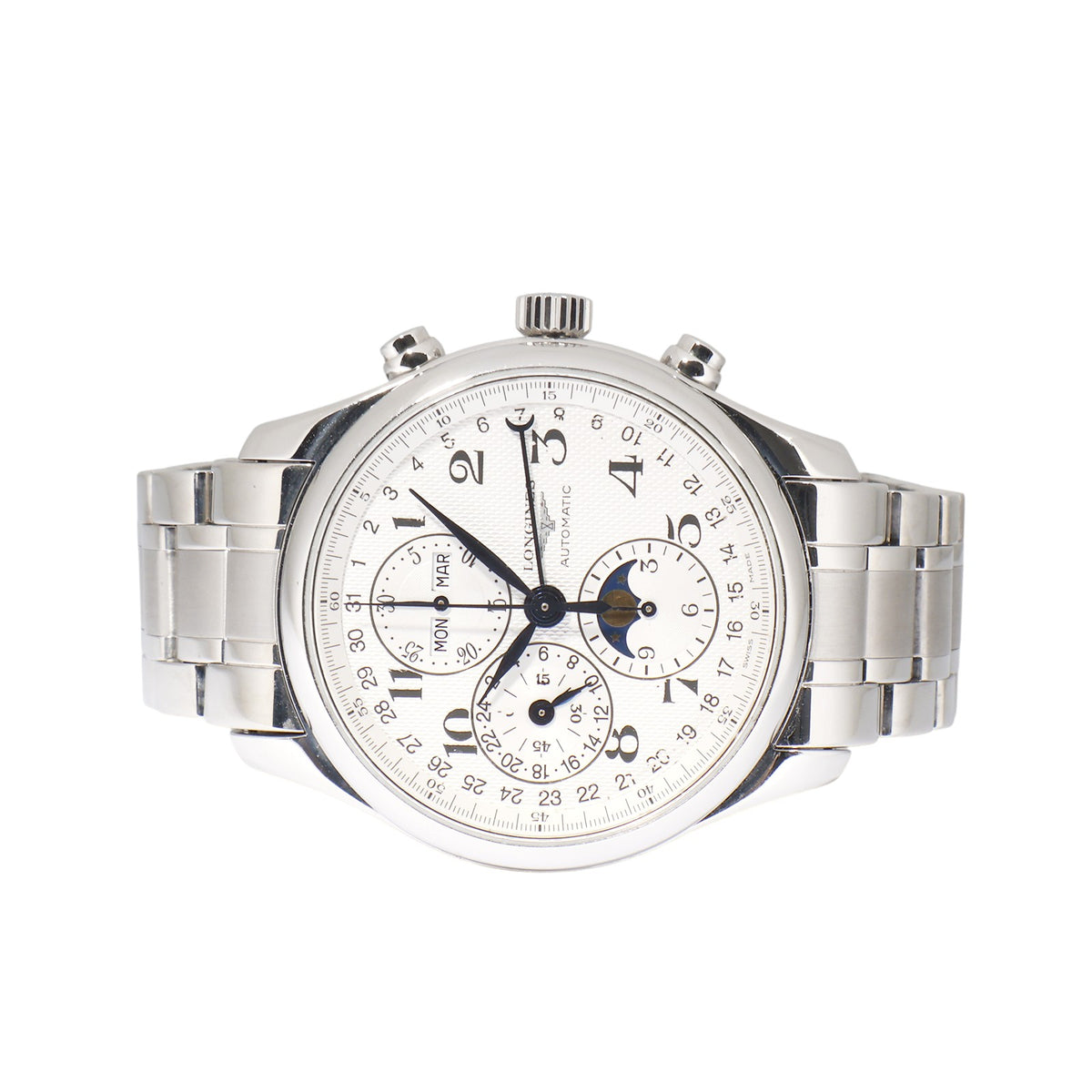 Longines L2.773.4.78.6 Master Collection Moonphase Chrono Automatic Watch