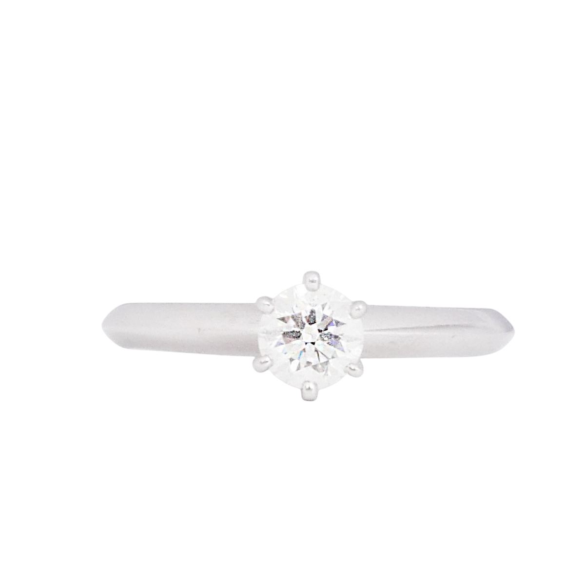 Tiffany platinum setting wedding ring
