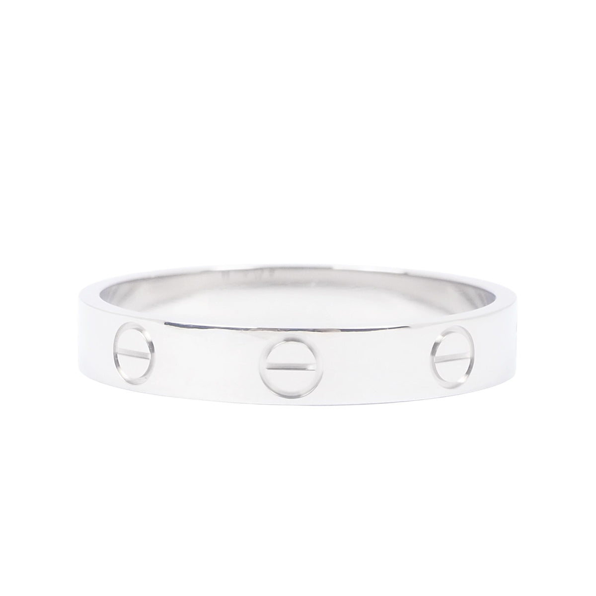 Cartier B4085100 White Gold Small Love Ring
