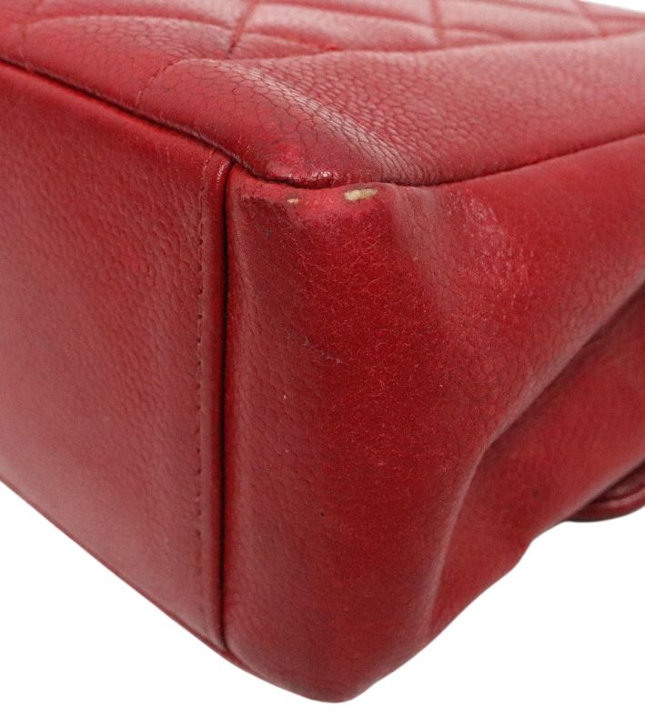 Chanel Red Caviar Diana Bag