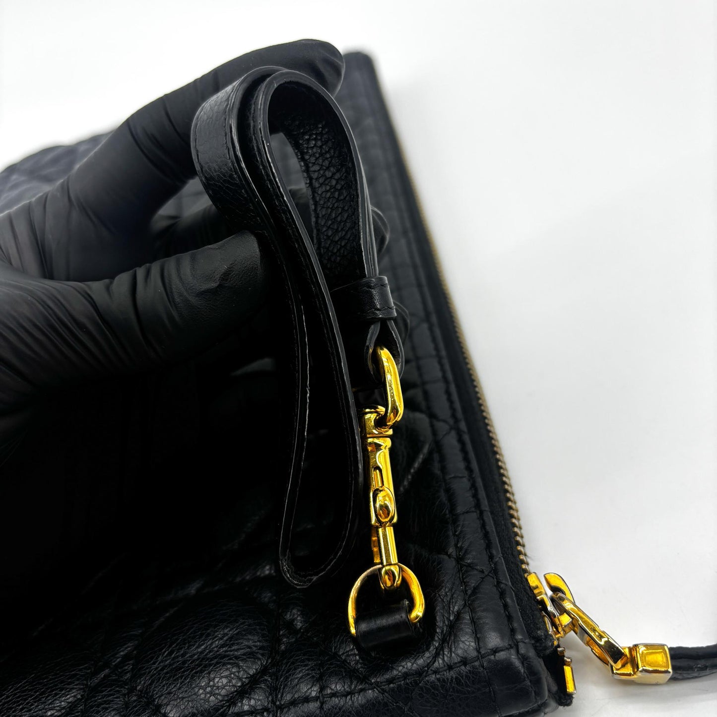 Dior Caro Daily Pouch Black