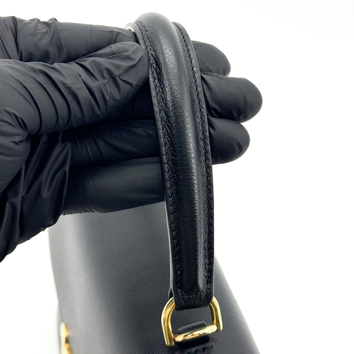 Celine Small Triomphe Top Handle Bag Black