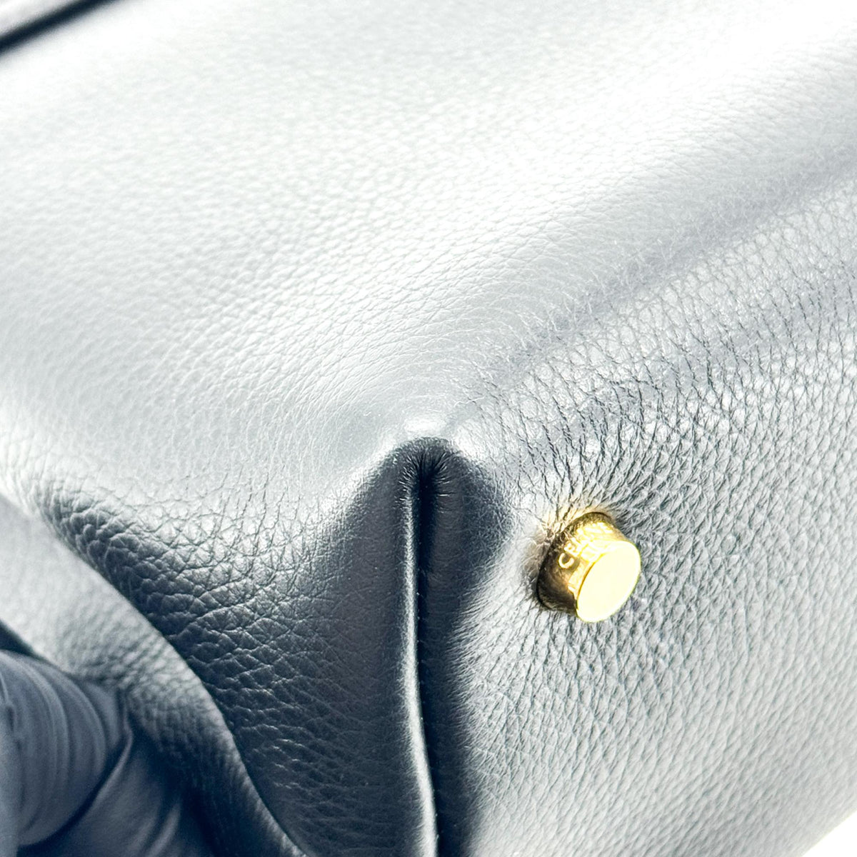 Celine Small Triomphe Top Handle Bag Black