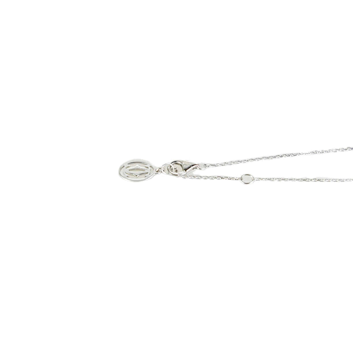 Symbol Cross Diamond White Gold Bracelet