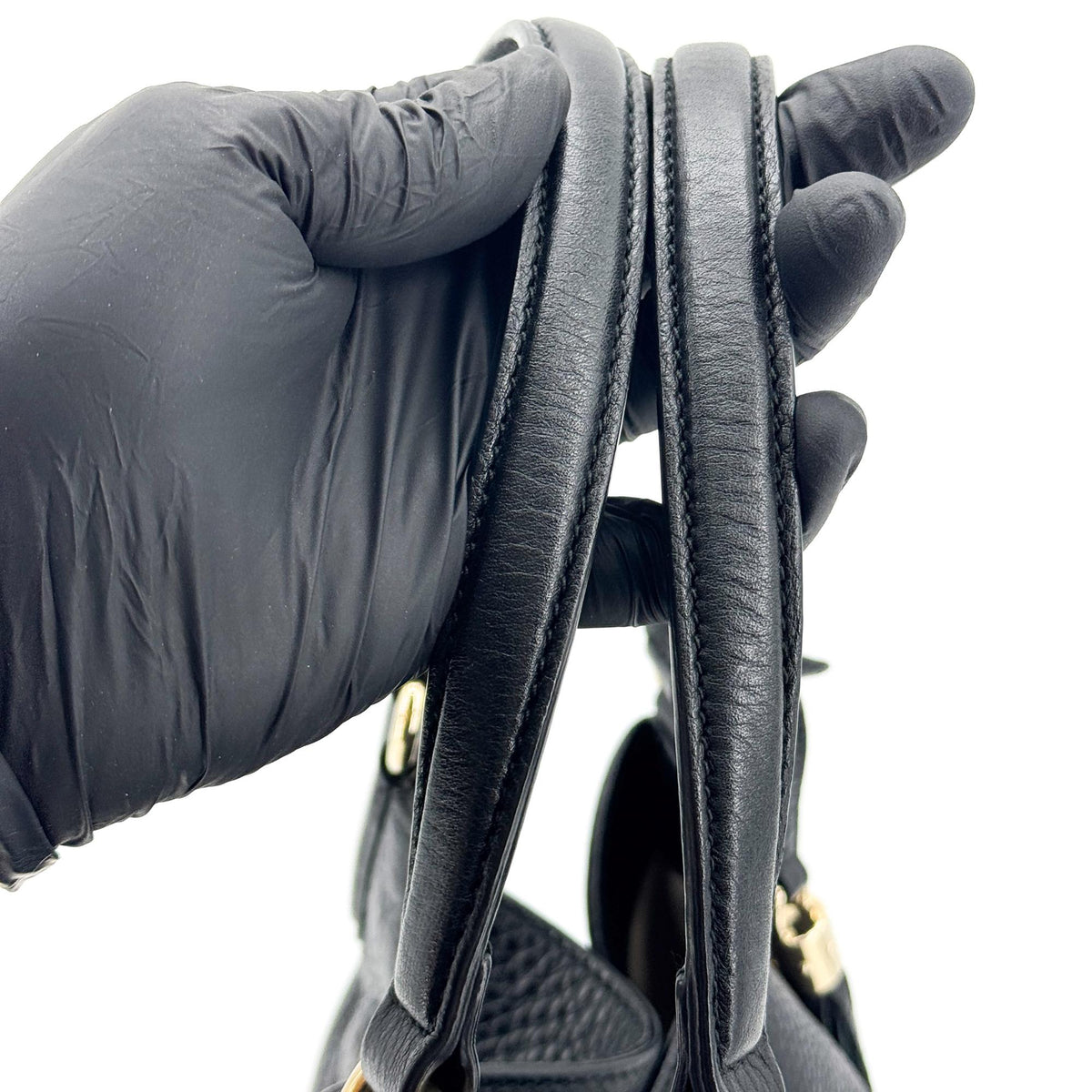 Gucci Soho Interlocking G Leather Tote Bag Black