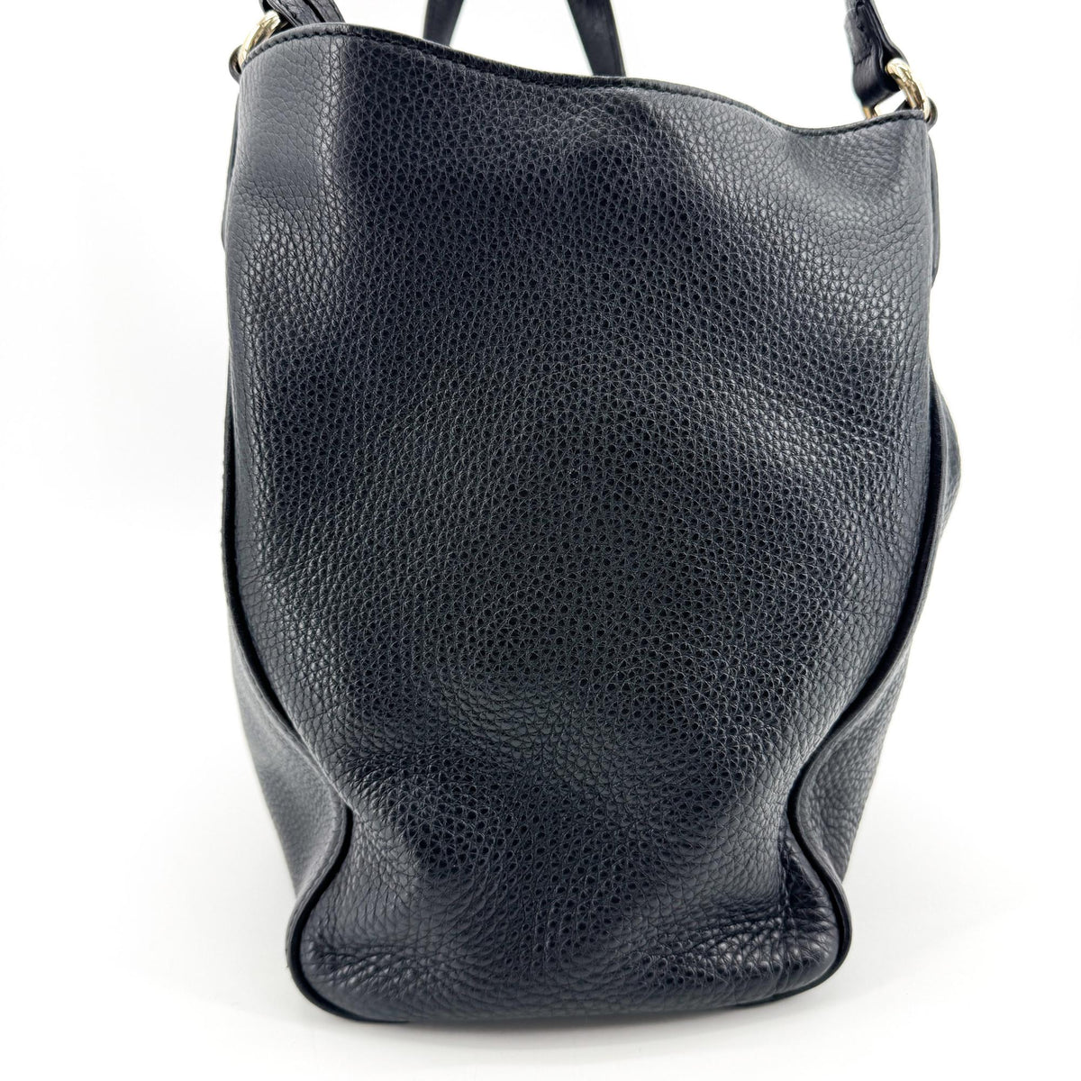 Gucci Soho Interlocking G Leather Tote Bag Black