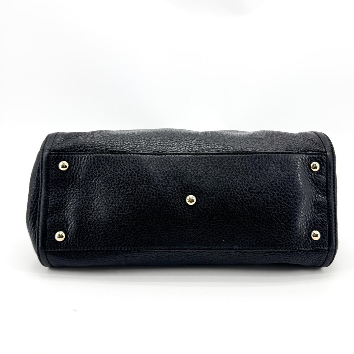 Gucci Soho Interlocking G Leather Tote Bag Black