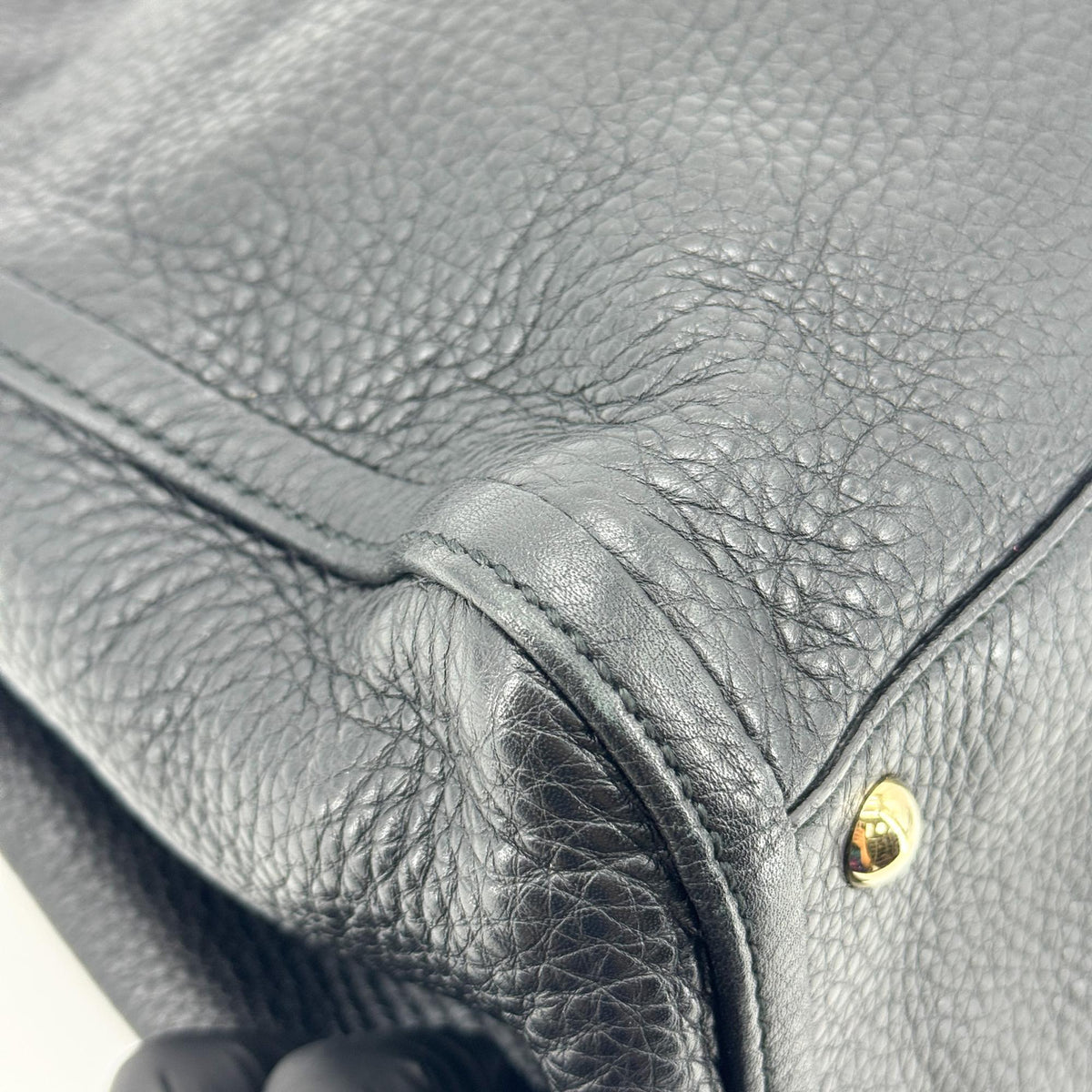 Gucci Soho Interlocking G Leather Tote Bag Black