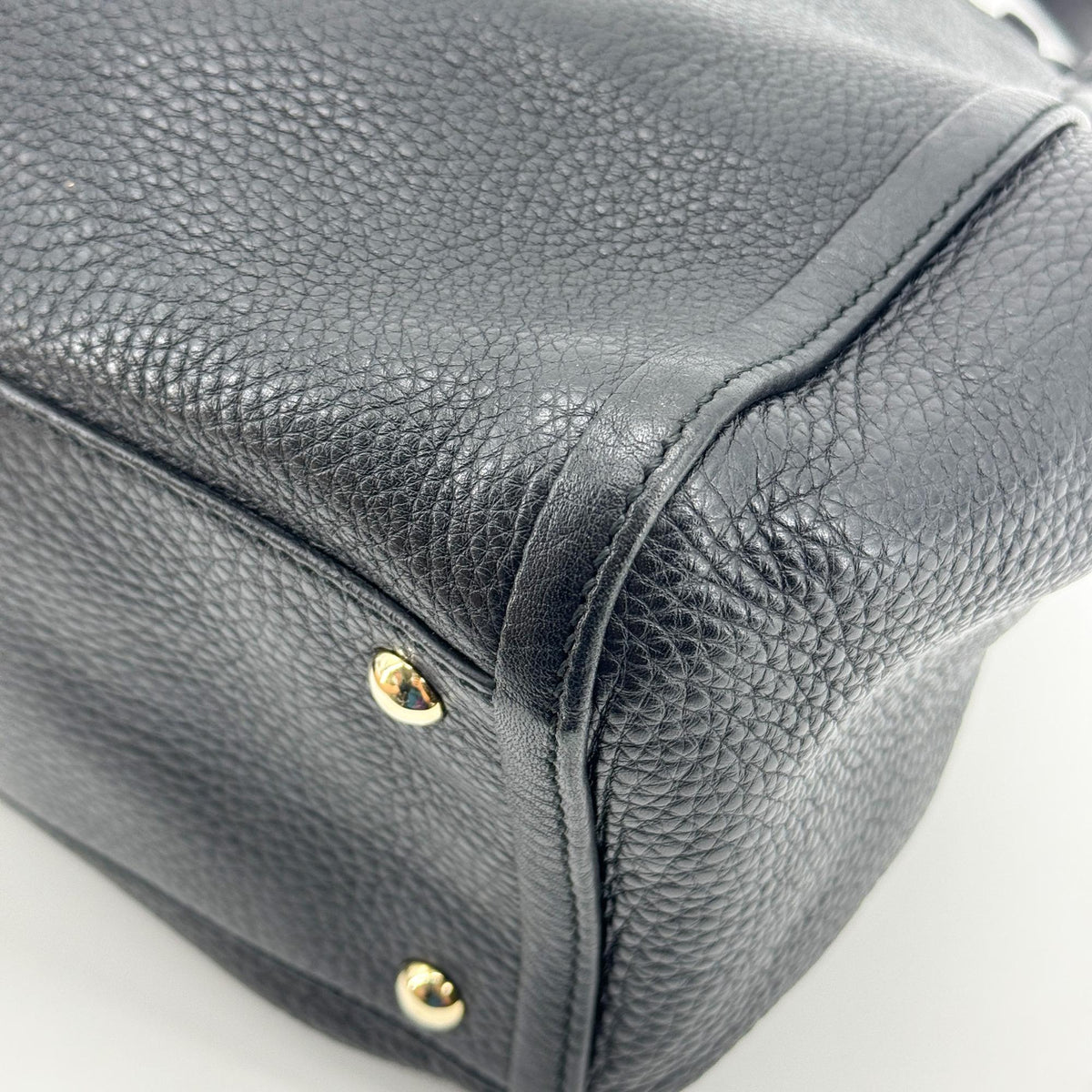 Gucci Soho Interlocking G Leather Tote Bag Black