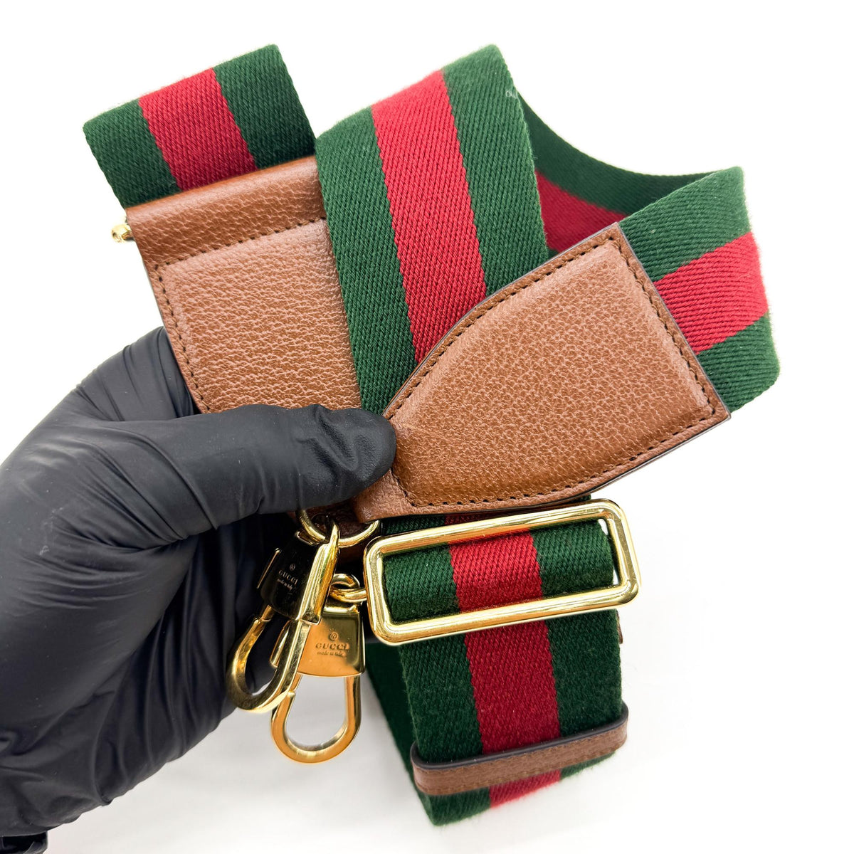 Gucci GG Canvas Crossbody Bag Navy Beige