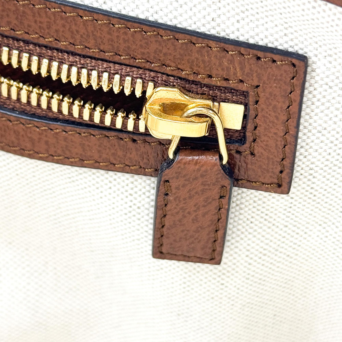 Gucci GG Canvas Crossbody Bag Navy Beige