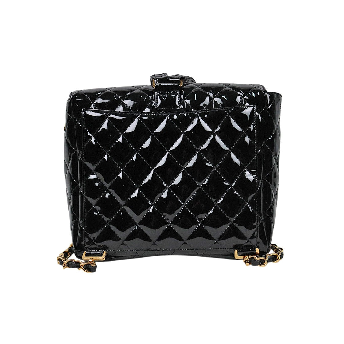 Chanel Black Faden Backpack