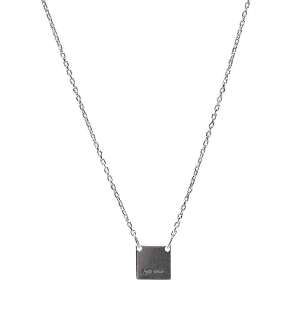 Gucci Square Silver Necklace