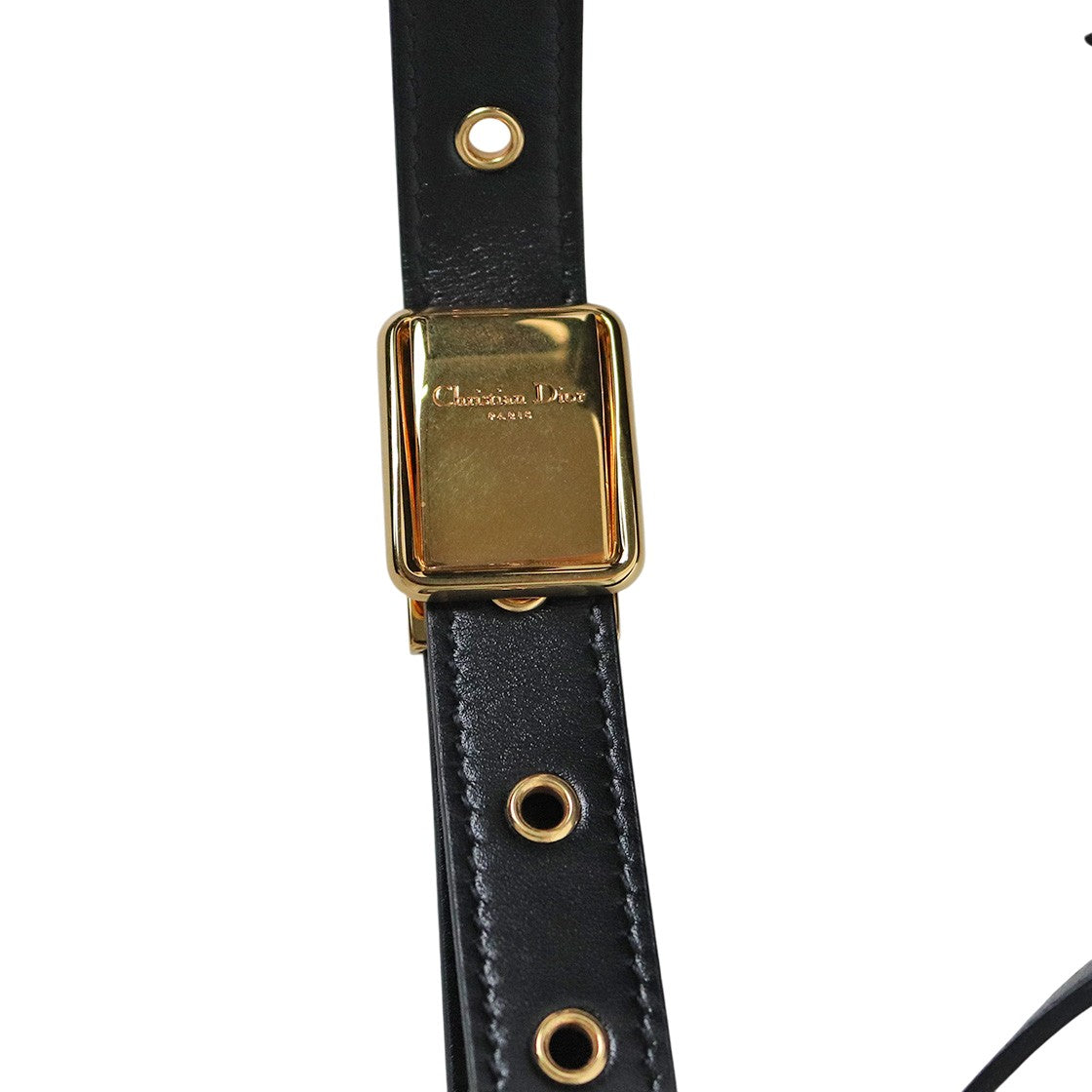 Dior Black 30 Montaigne Box Shoulder Bag