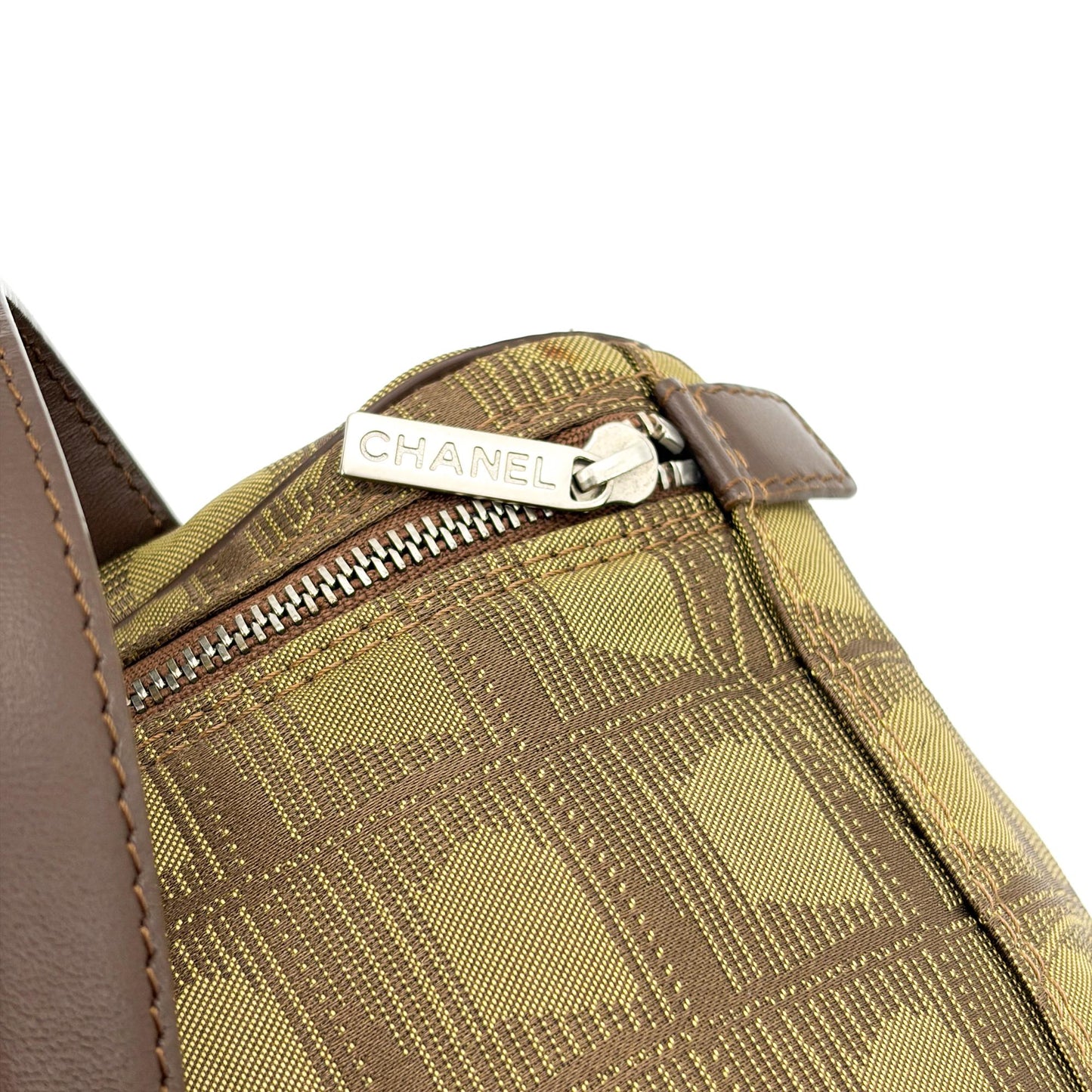 Chanel New Travel Line Vanity Bag Khaki