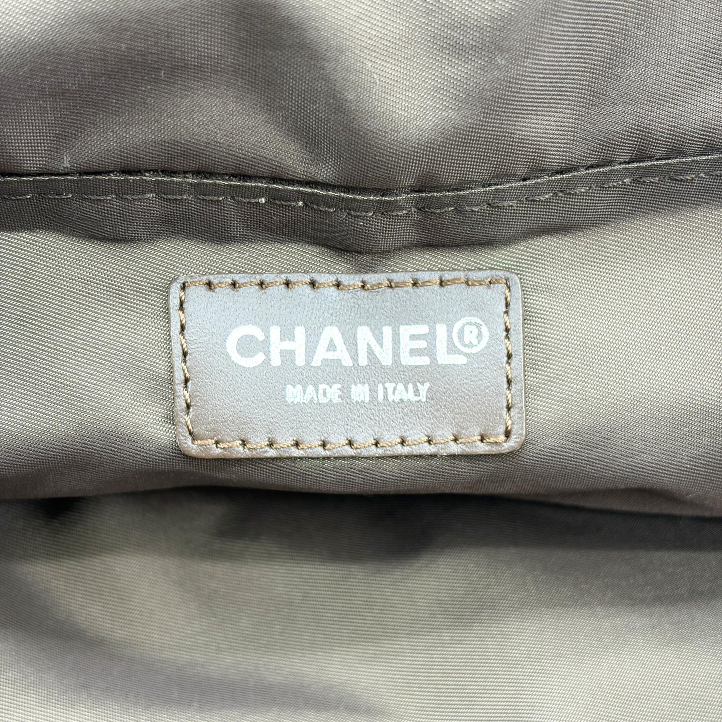 Chanel New Travel Line Vanity Bag Khaki