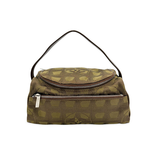 Chanel New Travel Line Vanity Bag Khaki