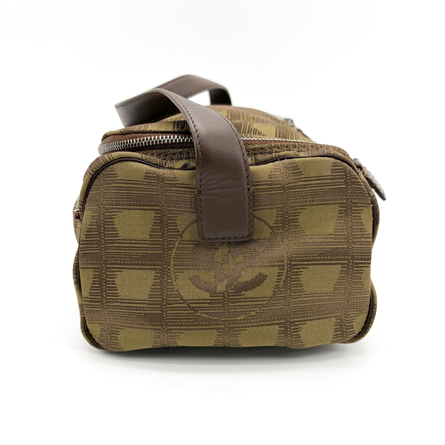 Chanel New Travel Line Vanity Bag Khaki
