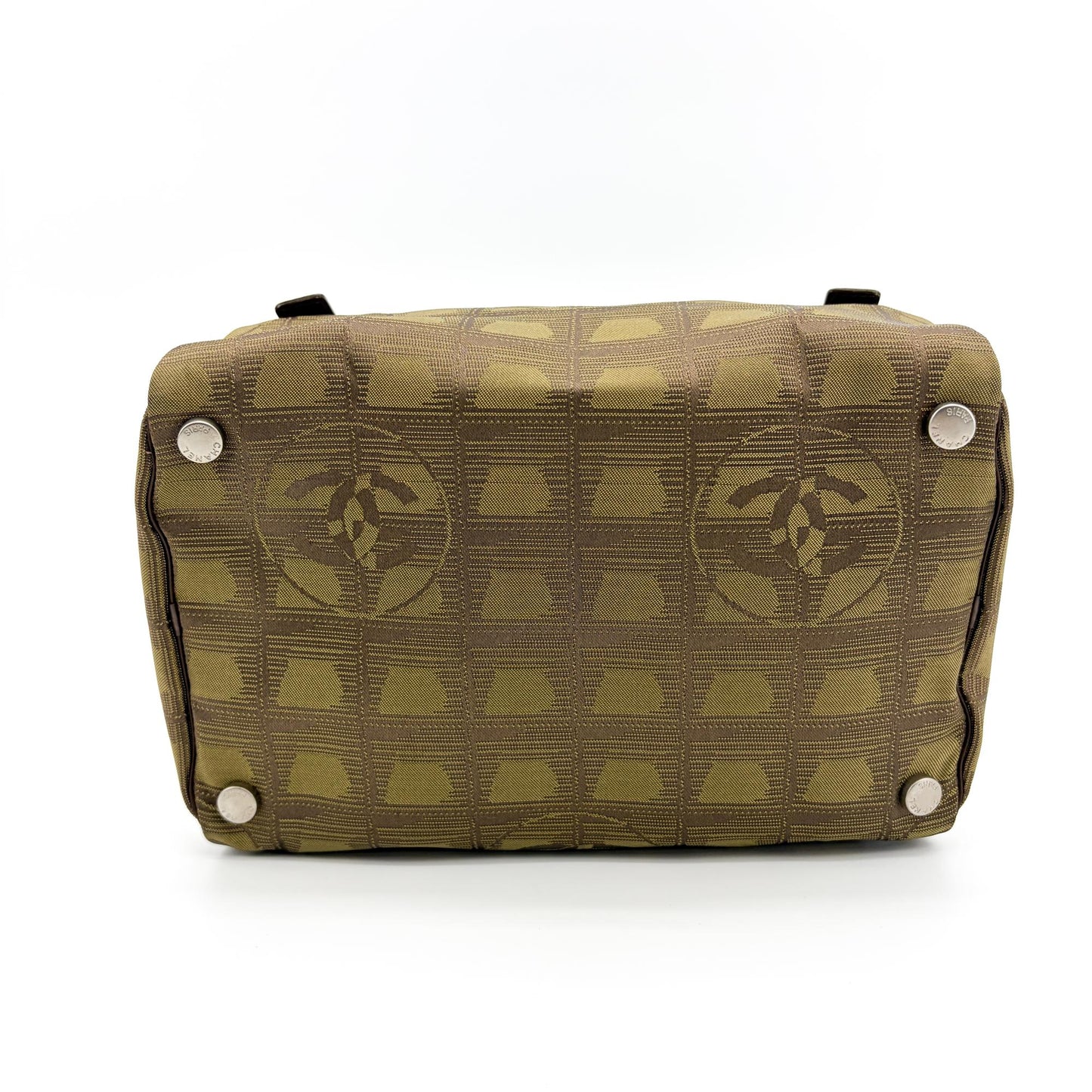 Chanel New Travel Line Vanity Bag Khaki