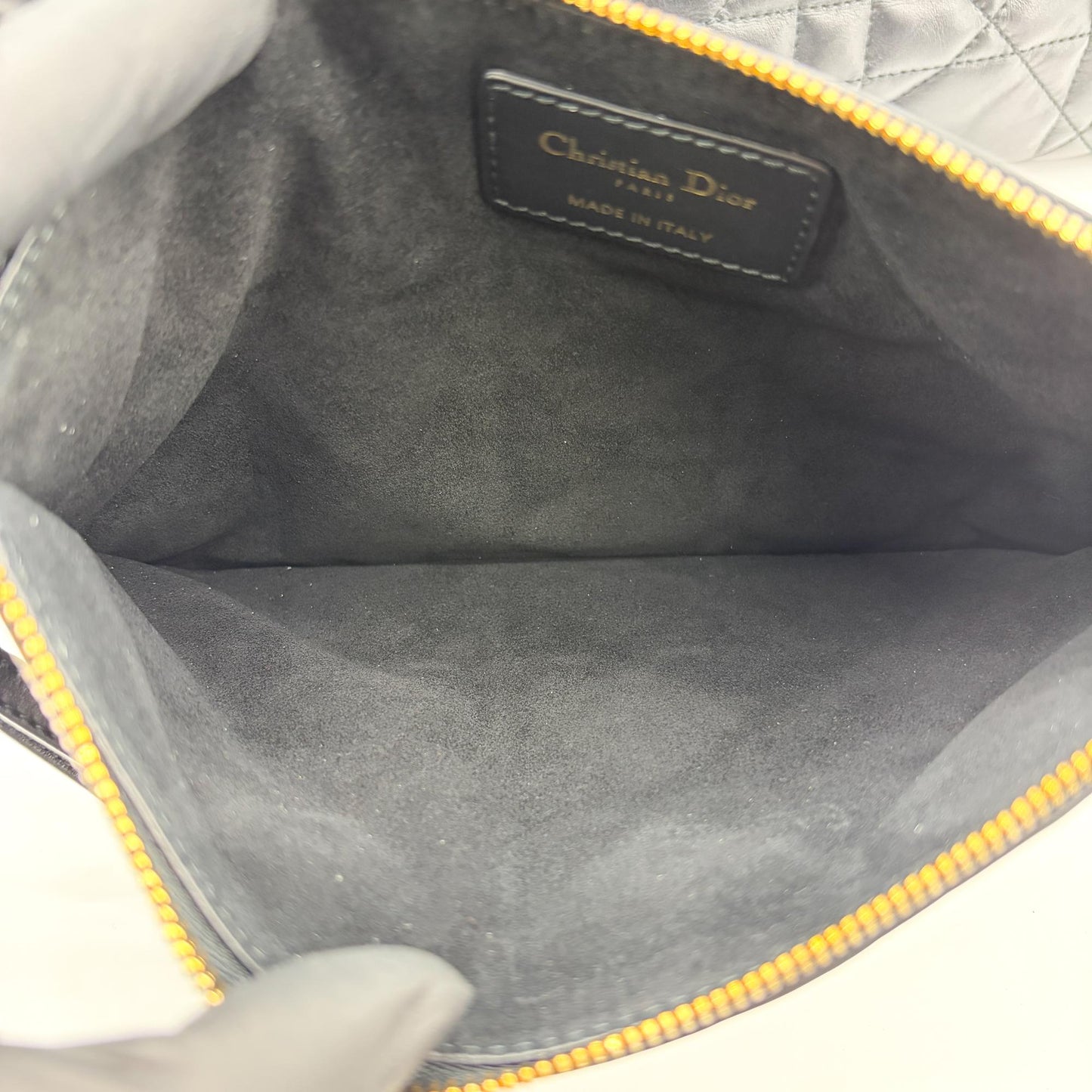 Dior Toujours Large Soft Shopper Bag Black Gold Hardware
