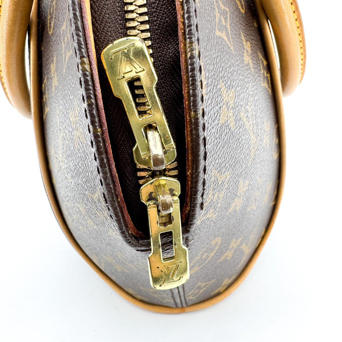 Louis Vuitton Monogram Ellipse PM Handbag Brown