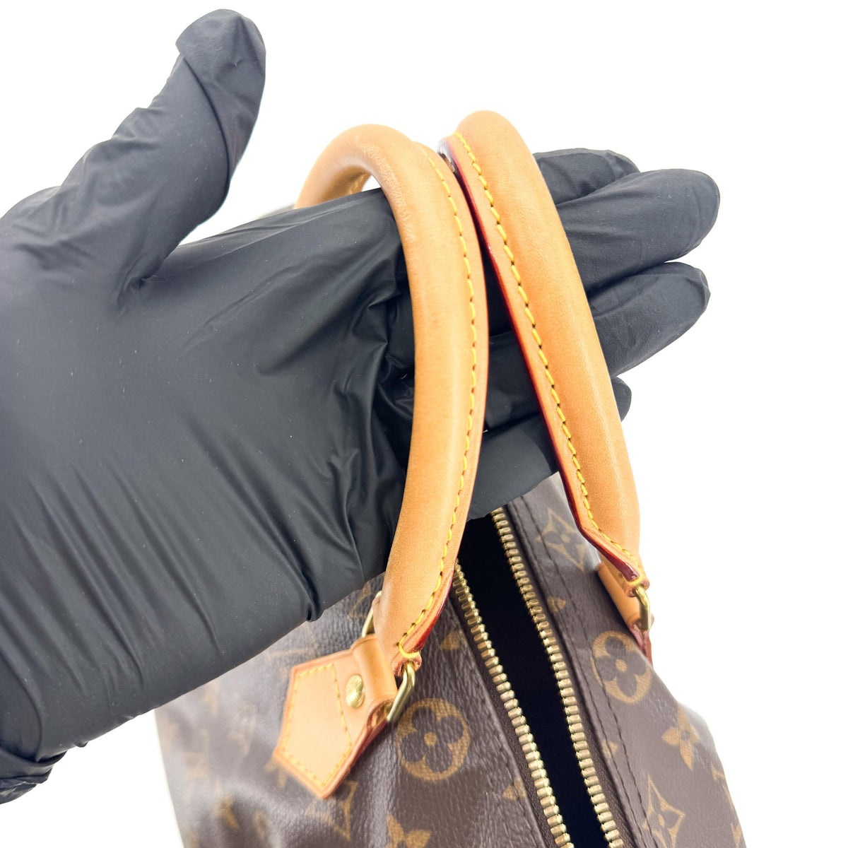 Louis Vuitton Monogram Speedy Bandourie 30 Brown