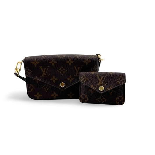 Louis Vuitton Monogram Pochette Parisy Brown