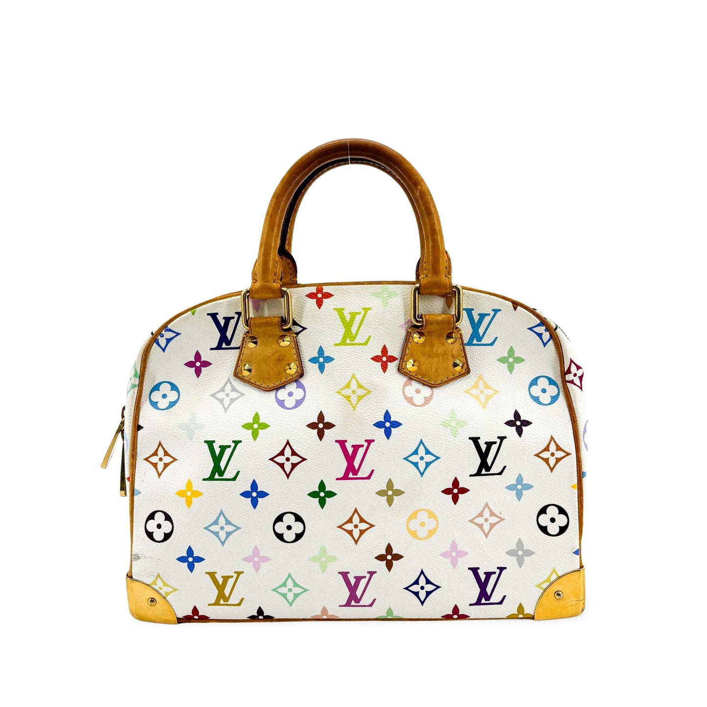 Louis Vuitton Monogram Multicolor Alma PM White