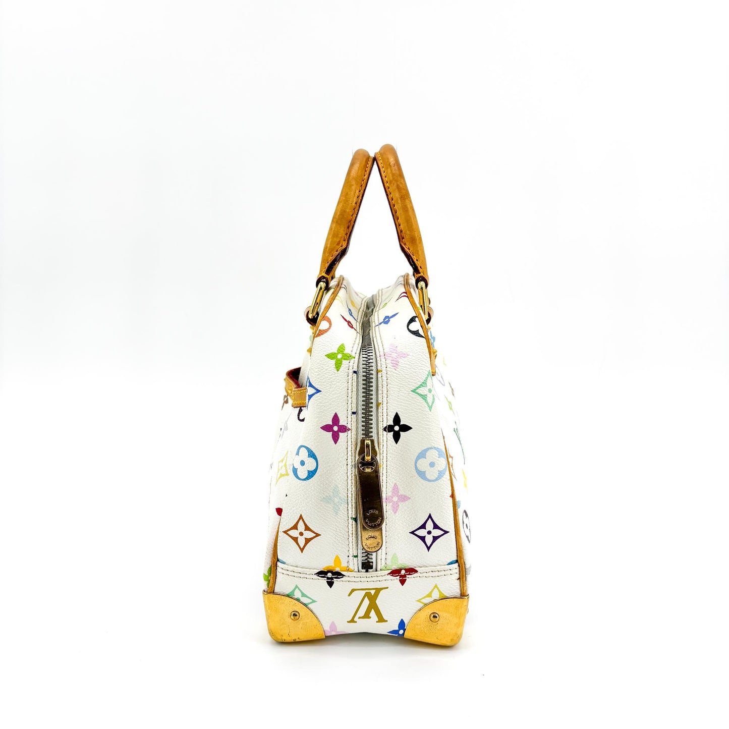 Louis Vuitton Monogram Multicolor Alma PM White