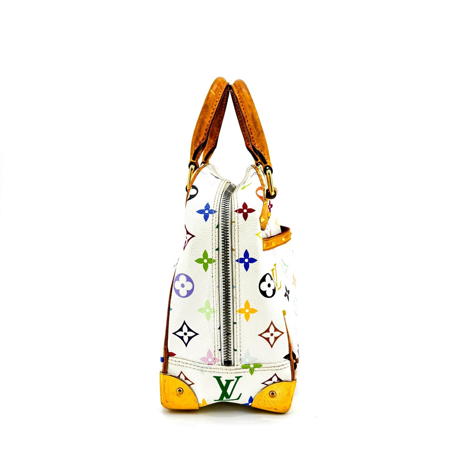 Louis Vuitton Monogram Multicolor Alma PM White
