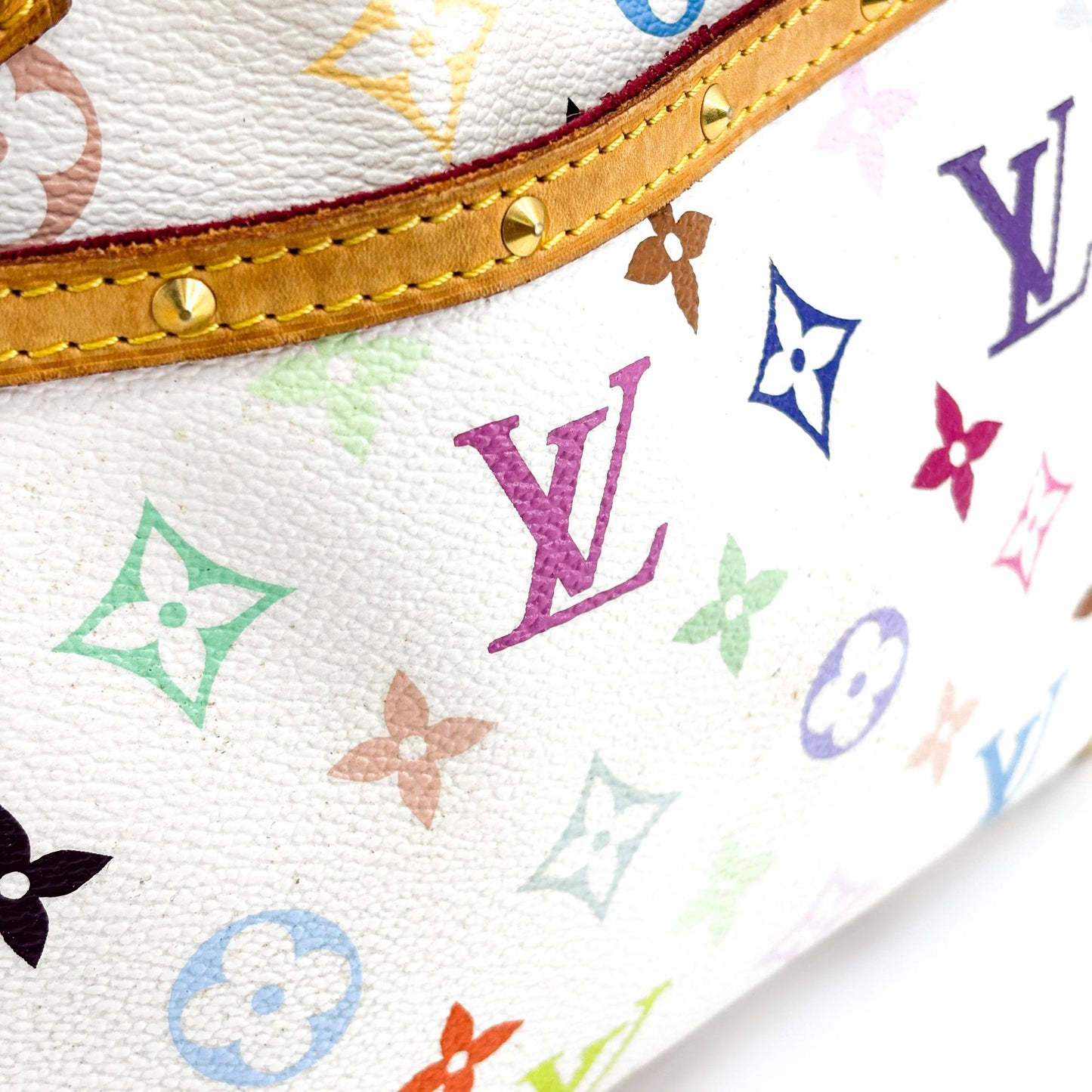 Louis Vuitton Monogram Multicolor Alma PM White