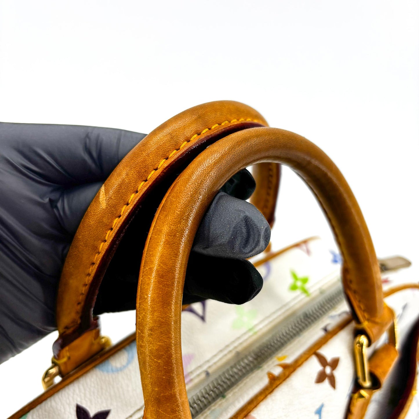 Louis Vuitton Monogram Multicolor Alma PM White