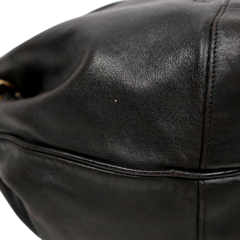 Chanel Black Big CC Golden Ball Bucket Bag