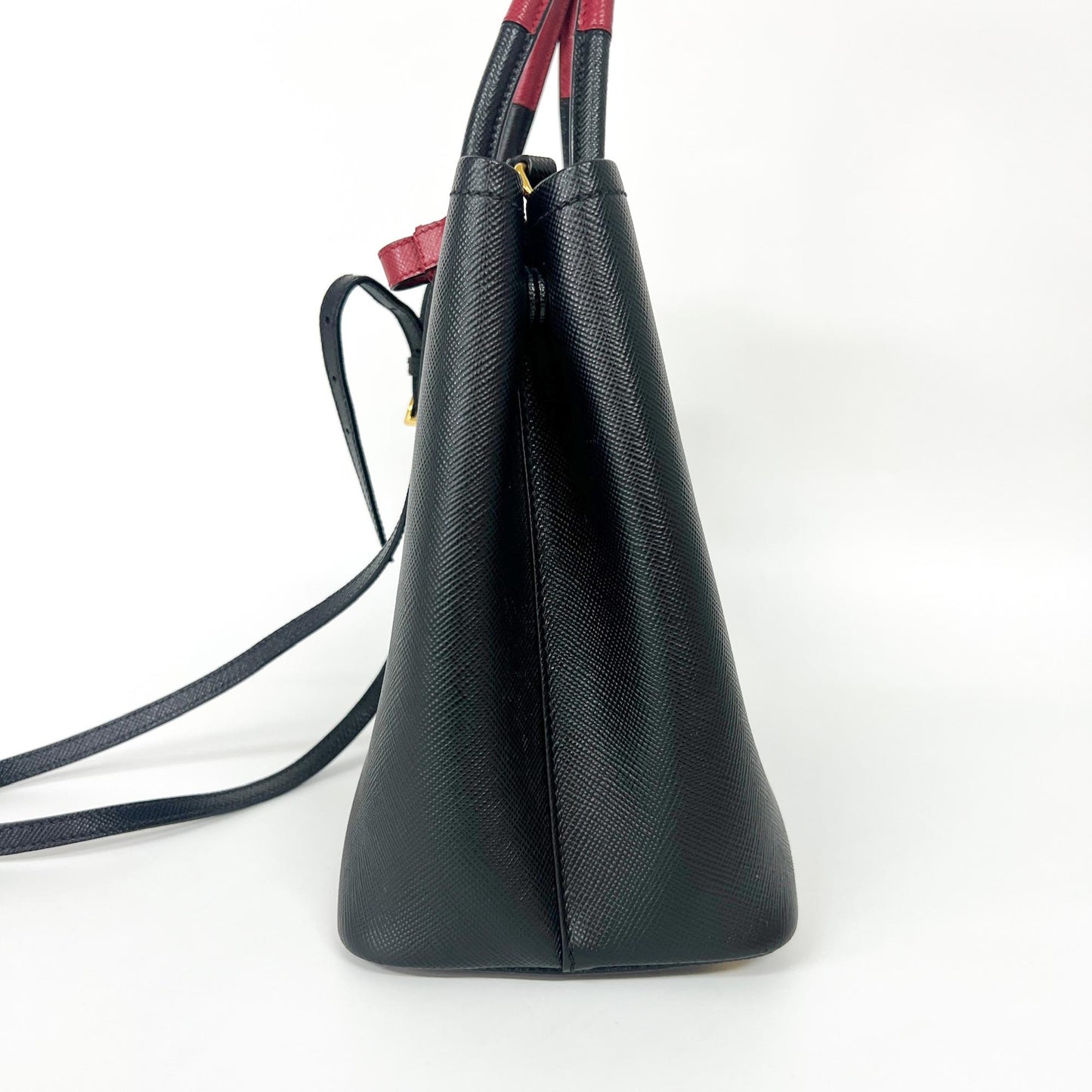 Prada Saffiano Cur Double Bag Medium 1BG775