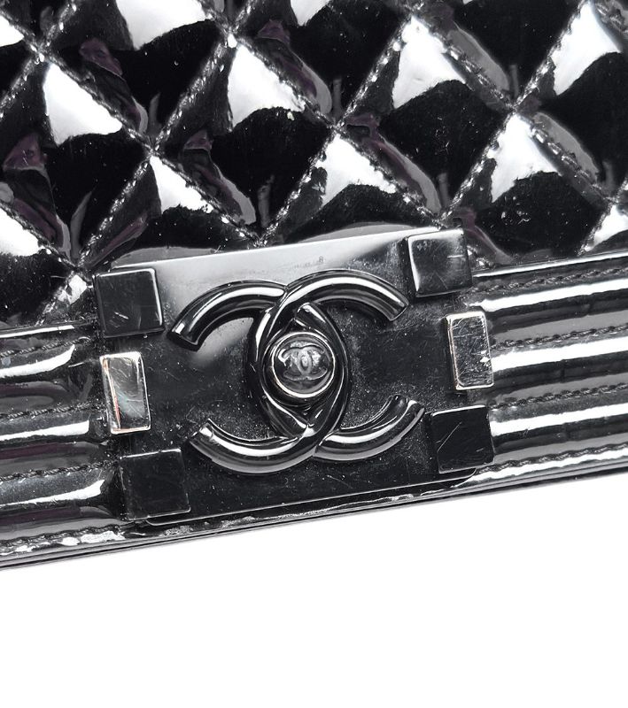 Chanel Black Medium Faded Boy Bag