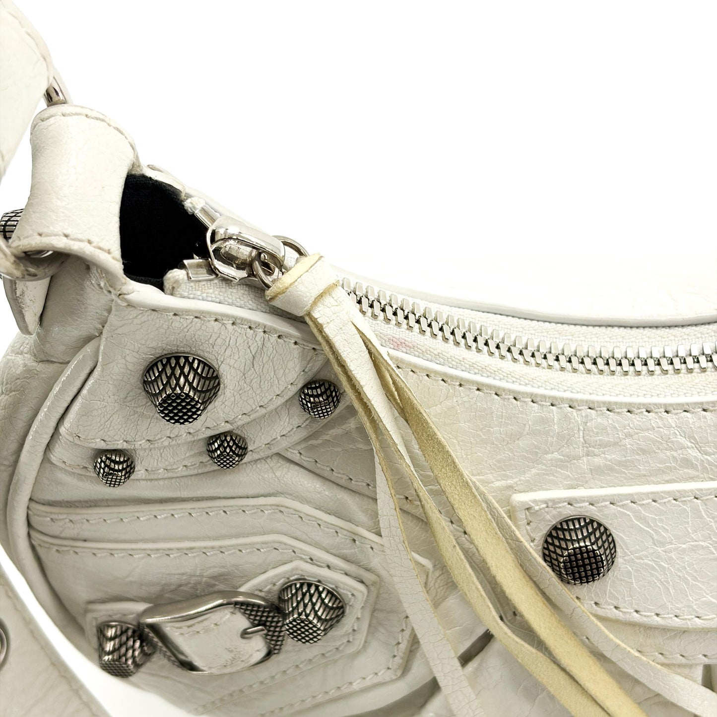 Balenciaga Le Cagol XS Shoulder Bag White