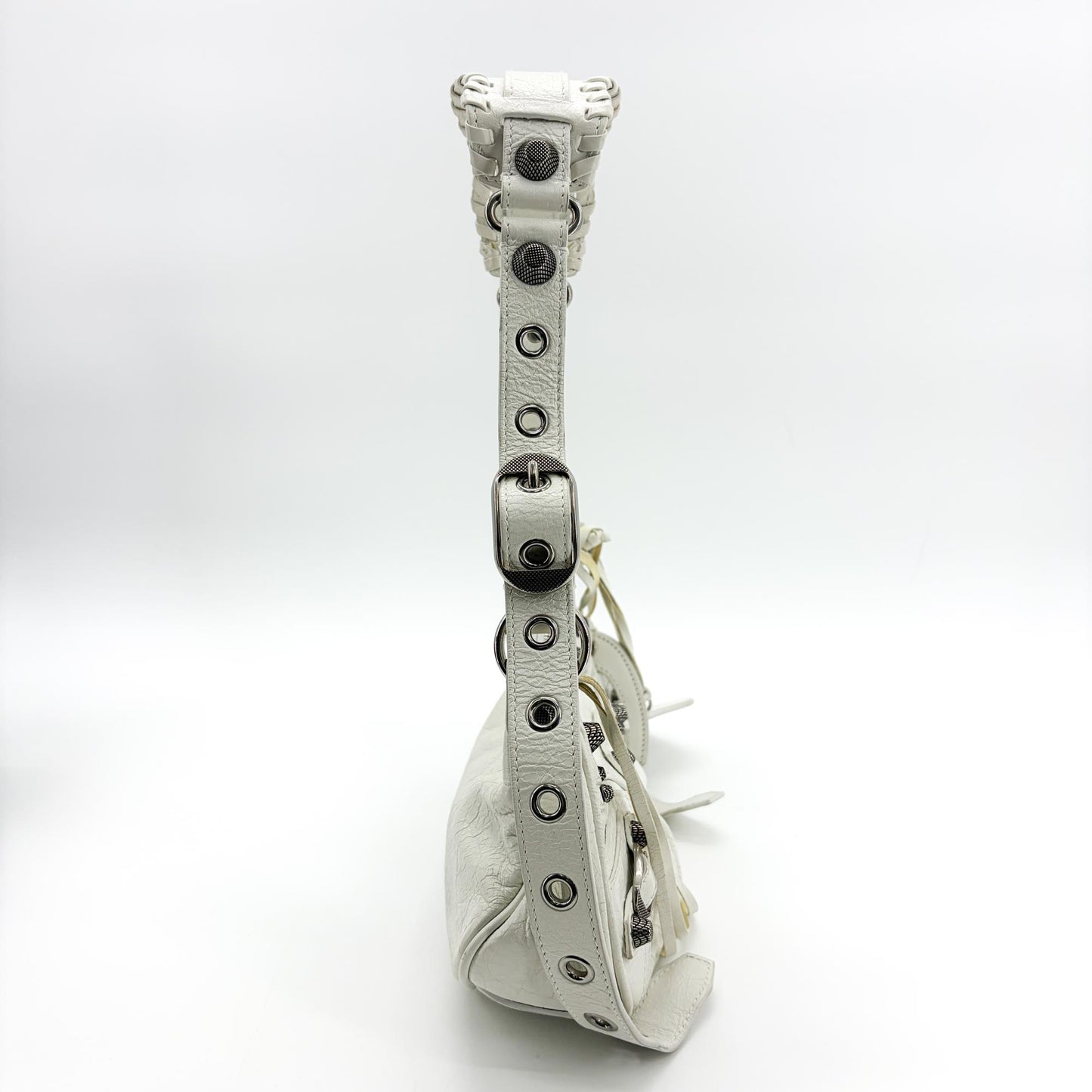 Balenciaga Le Cagol XS Shoulder Bag White