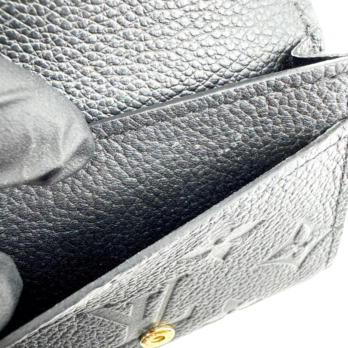 Louis Vuitton Monogram Empreinte Zoé Wallet Black