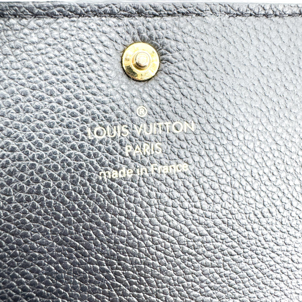 Louis Vuitton Monogram Empreinte Zoé Wallet Black
