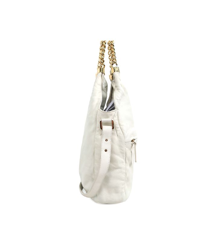 Chanel White Rodeo Drive Hobo 2WAY Bag