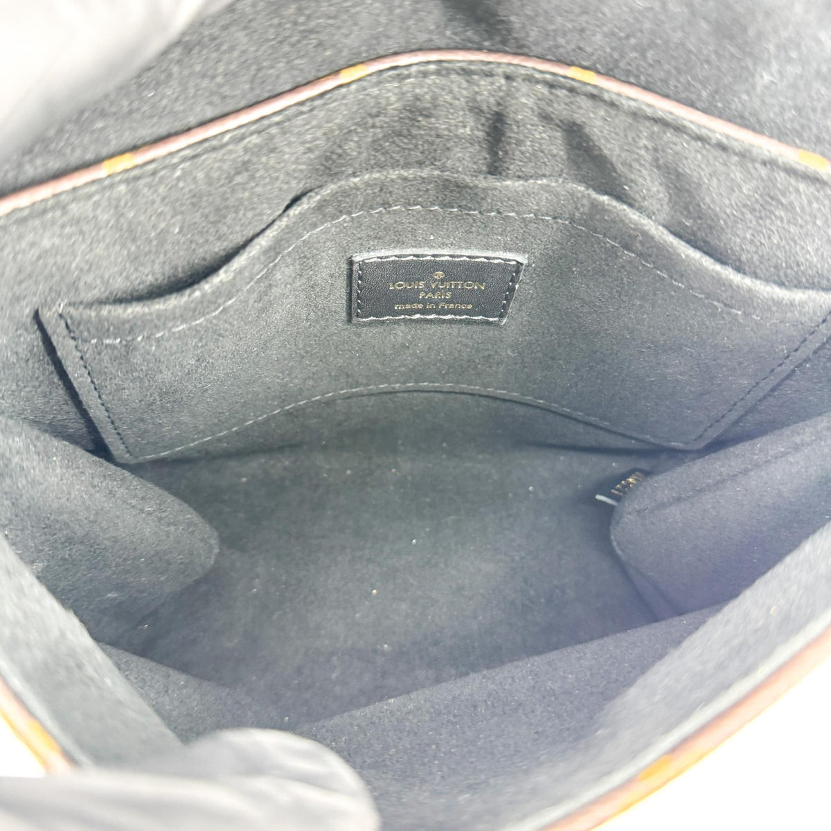 Louis Vuitton Monogram One Handle Flap Bag PM Black