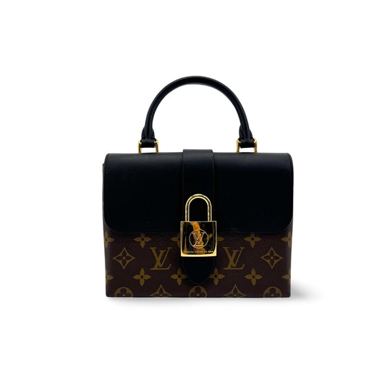 Louis Vuitton Monogram One Handle Flap Bag PM Black