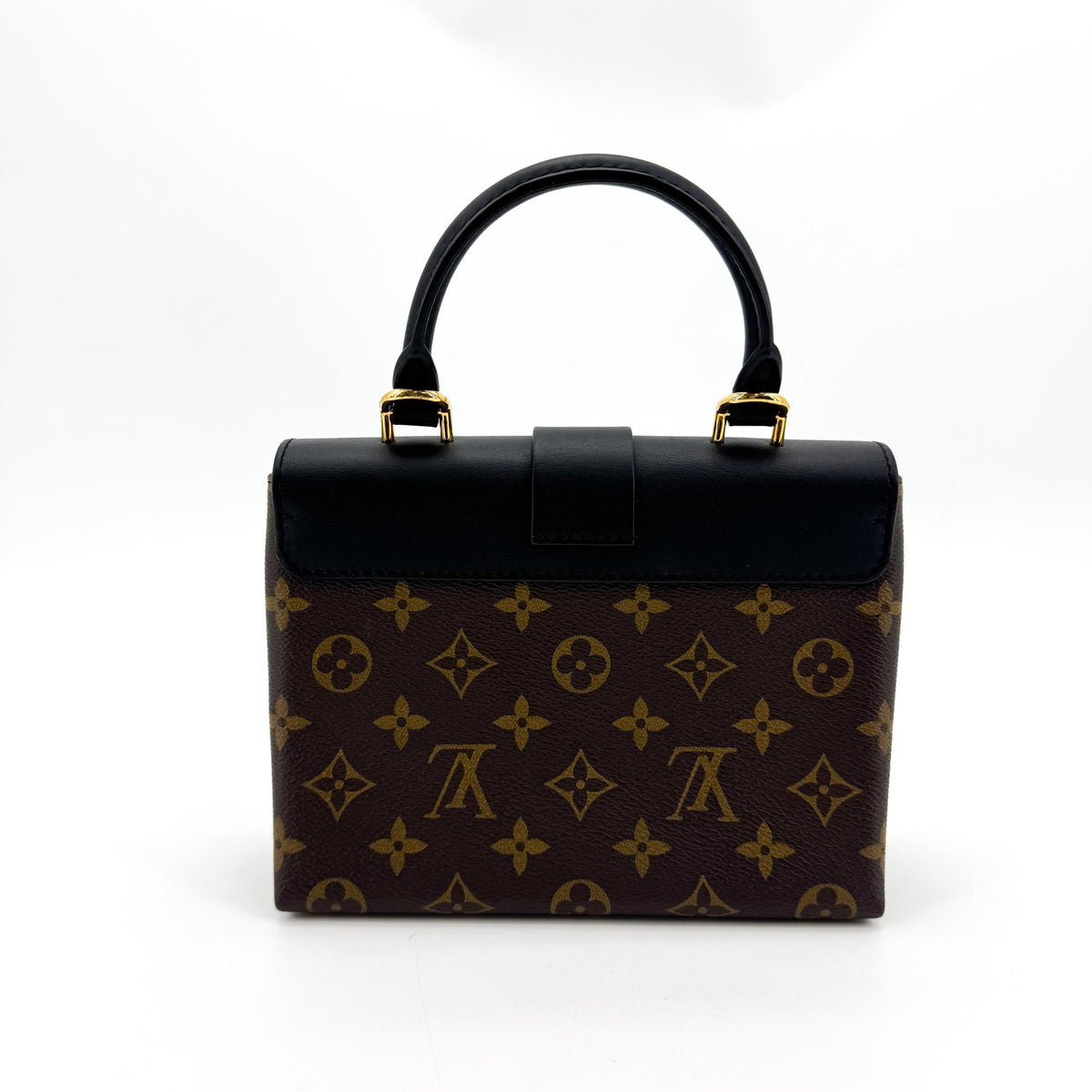 Louis Vuitton Monogram One Handle Flap Bag PM Black