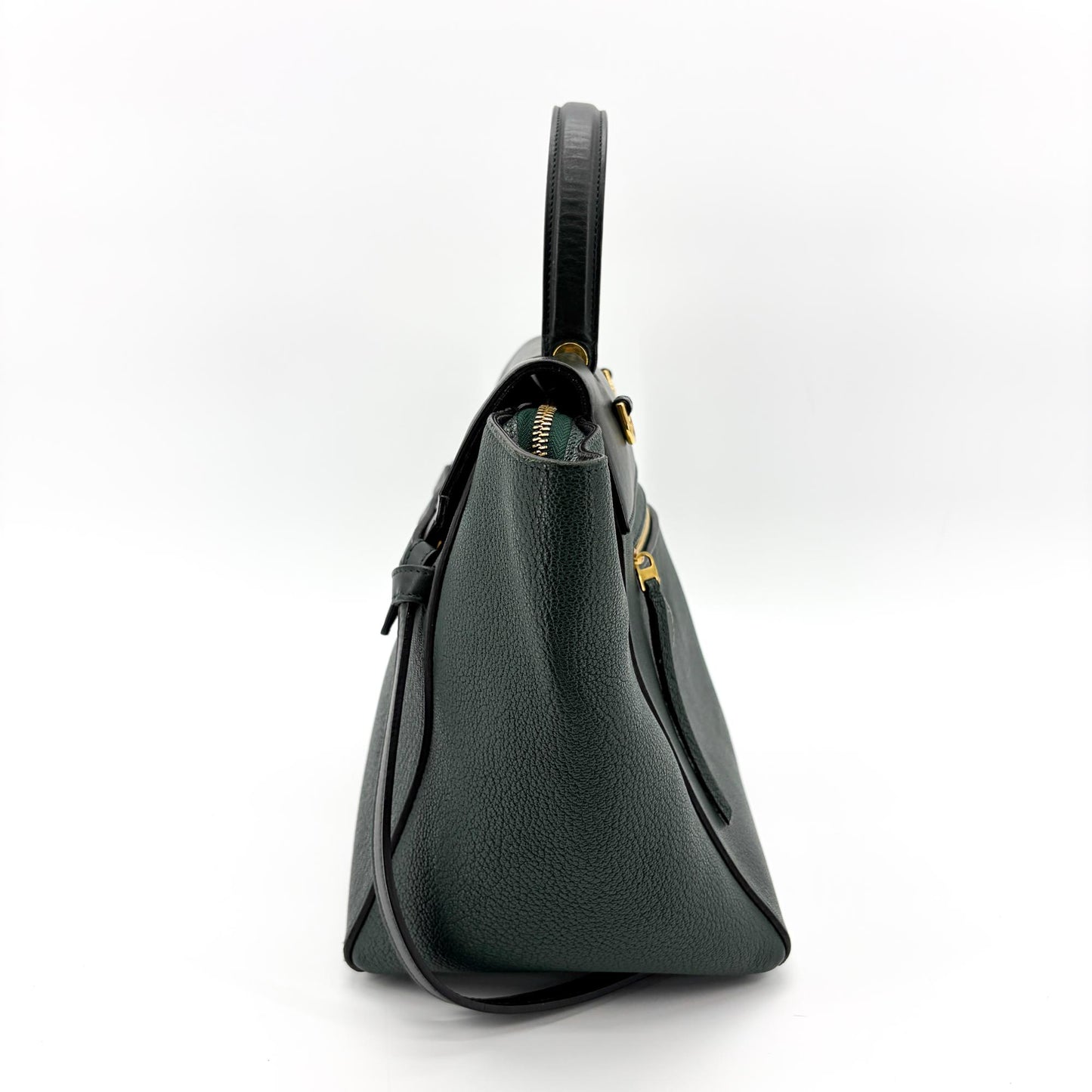 Celine Micro Belt Bag Amazon Green & Black