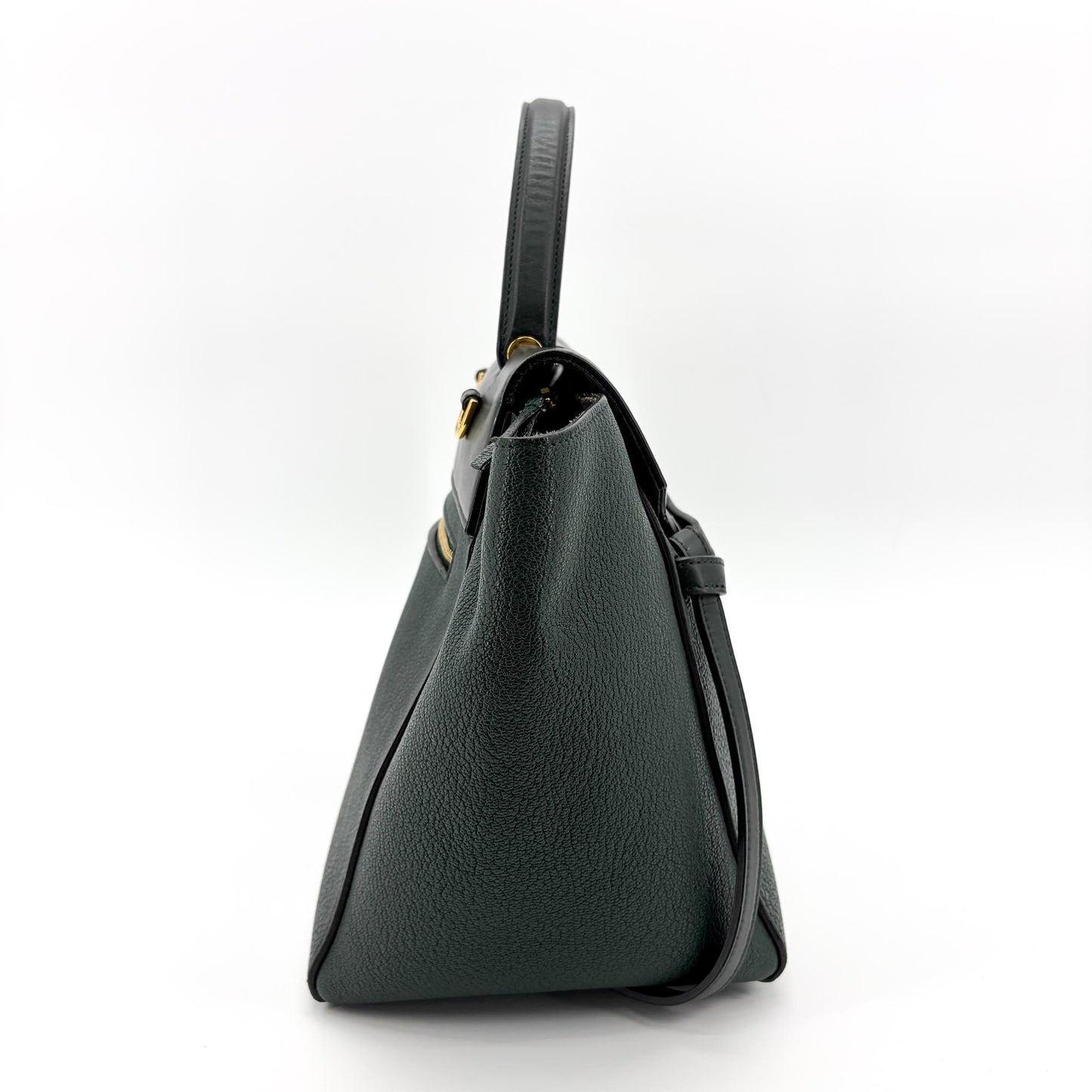 Celine Micro Belt Bag Amazon Green & Black
